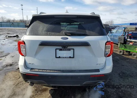 2022 Ford Explorer Xlt z USA, uszkodzony, nr VIN 1FMSK8DH8NGA55324